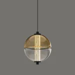 Подвесной светильник Delight Collection MD24022079 MD24022079-1A black/amber от ImperiumLoft