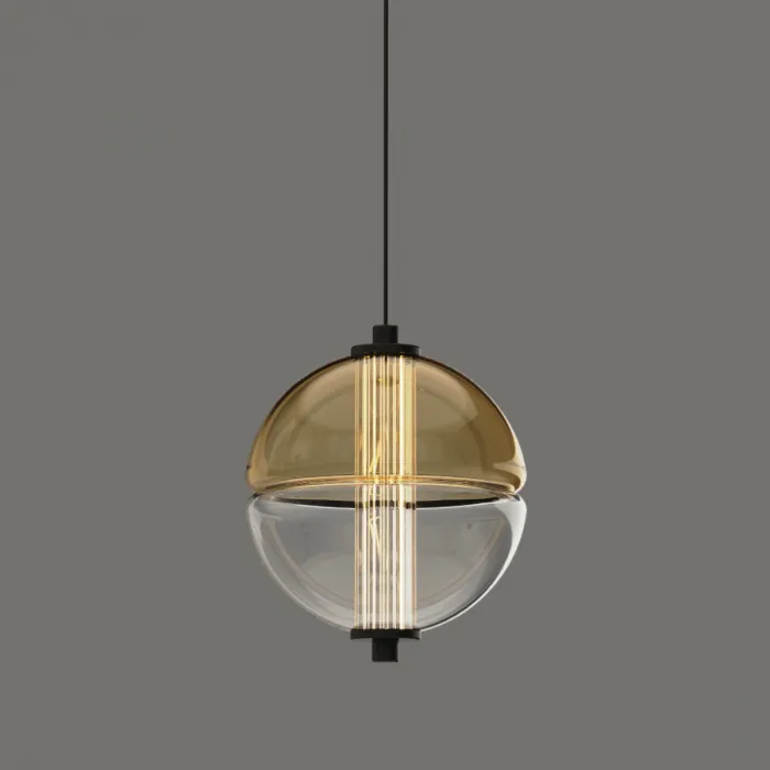 Подвесной светильник Delight Collection MD24022079 MD24022079-1A black/amber от ImperiumLoft