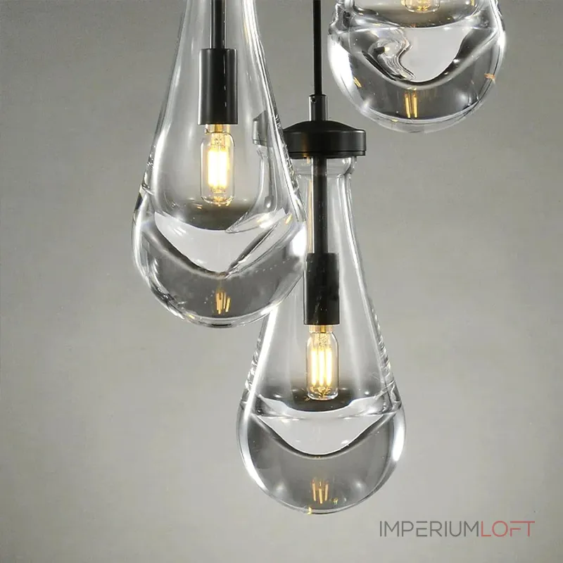 Подвесной светильник Delight Collection Raindrop MT9093-1H black brushed gold Подвесной светильник Delight Collection Raindrop MT9093-1H black brushed gold