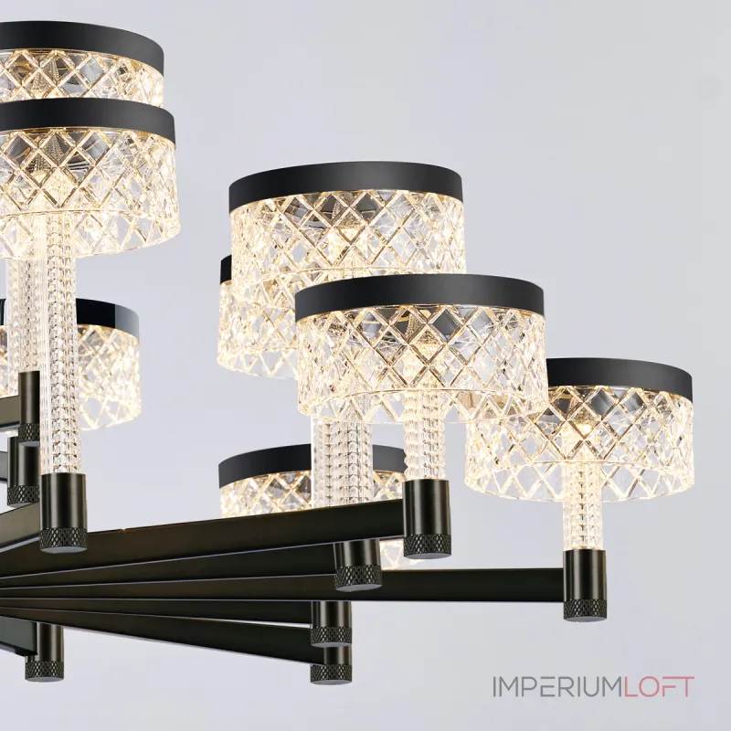 Подвесная люстра Delight Collection Diamond cut MD21020075-20A matt black Подвесная люстра Delight Collection Diamond cut MD21020075-20A matt black
