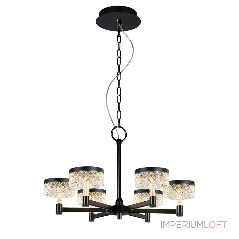 Подвесная люстра Delight Collection Diamond cut MD21020075-6A matt black Подвесная люстра Delight Collection Diamond cut MD21020075-6A matt black