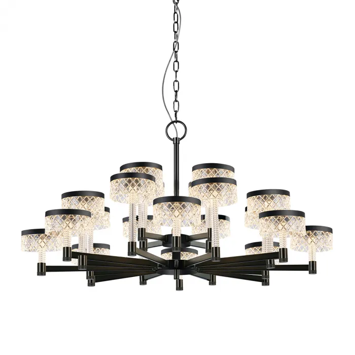 Люстра Delight Collection Diamond cut MD21020075-20A matt black от ImperiumLoft