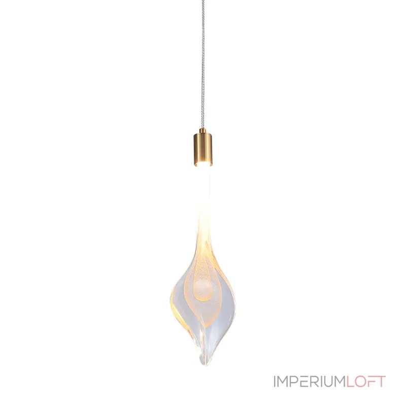 Подвесной светильник Delight Collection P98066-1 antique brass