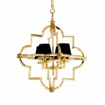 Подвесная люстра Delight Collection Mandeville KM0728P-4M gold/black