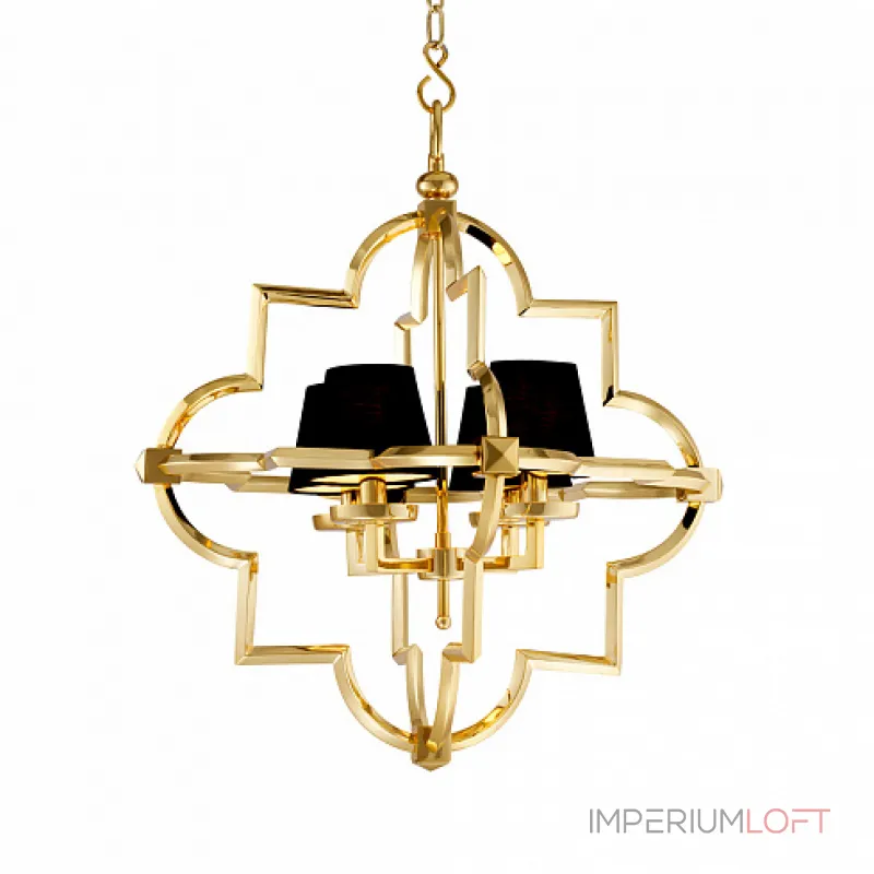 Подвесная люстра Delight Collection Mandeville KM0728P-4M gold/black