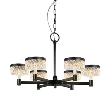 Подвесная люстра Delight Collection Diamond cut MD21020075-6A matt black Подвесная люстра Delight Collection Diamond cut MD21020075-6A matt black