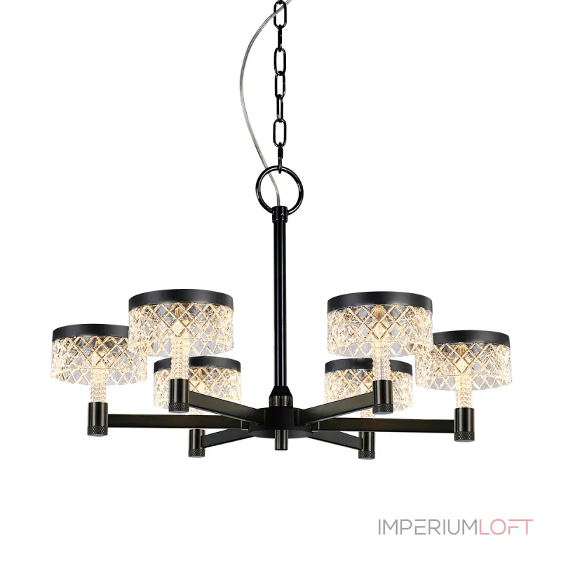 Подвесная люстра Delight Collection Diamond cut MD21020075-6A matt black Подвесная люстра Delight Collection Diamond cut MD21020075-6A matt black