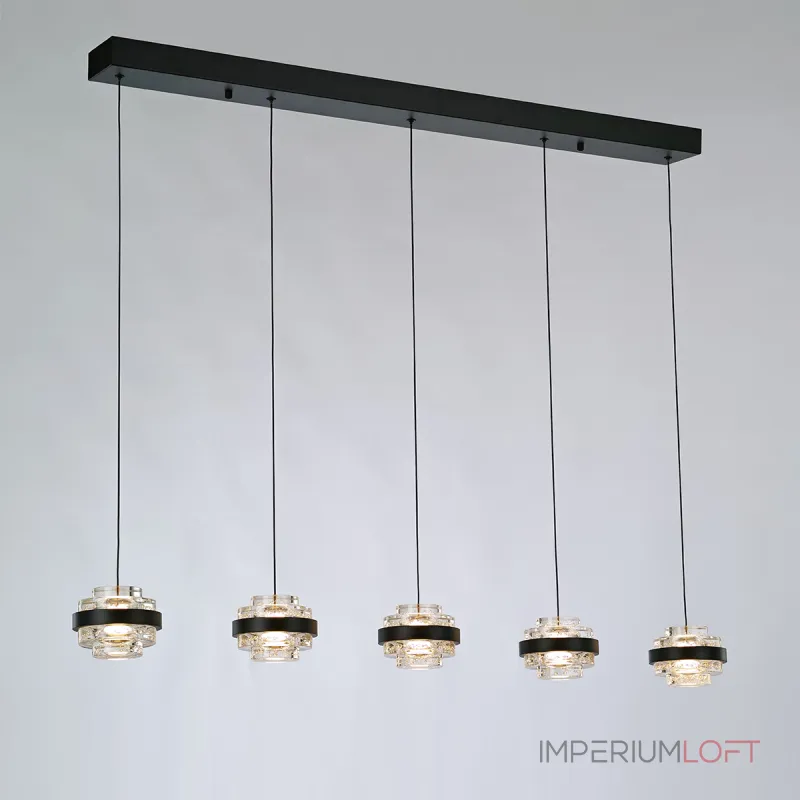 Подвесной светильник Delight Collection Indiana MD22030002-5B black/clear