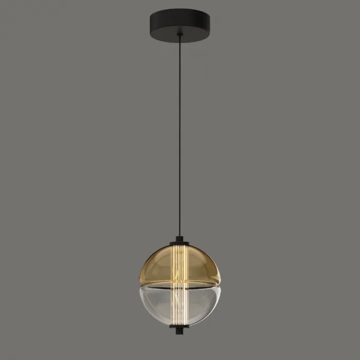 Подвесной светильник Delight Collection MD24022079 MD24022079-1A black/amber от ImperiumLoft