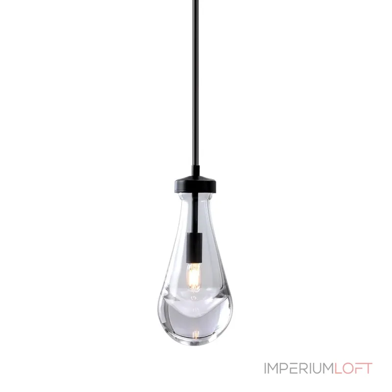 Подвесной светильник Delight Collection Raindrop MT9093-1H black brushed gold Подвесной светильник Delight Collection Raindrop MT9093-1H black brushed gold