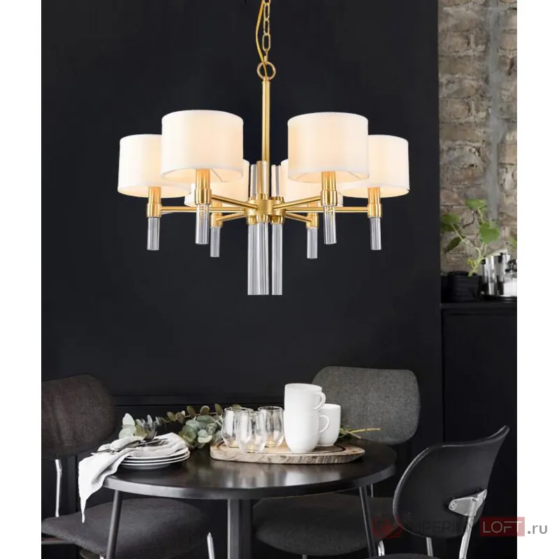 Люстра Delight Collection 8009 8009P-6 gold от ImperiumLoft