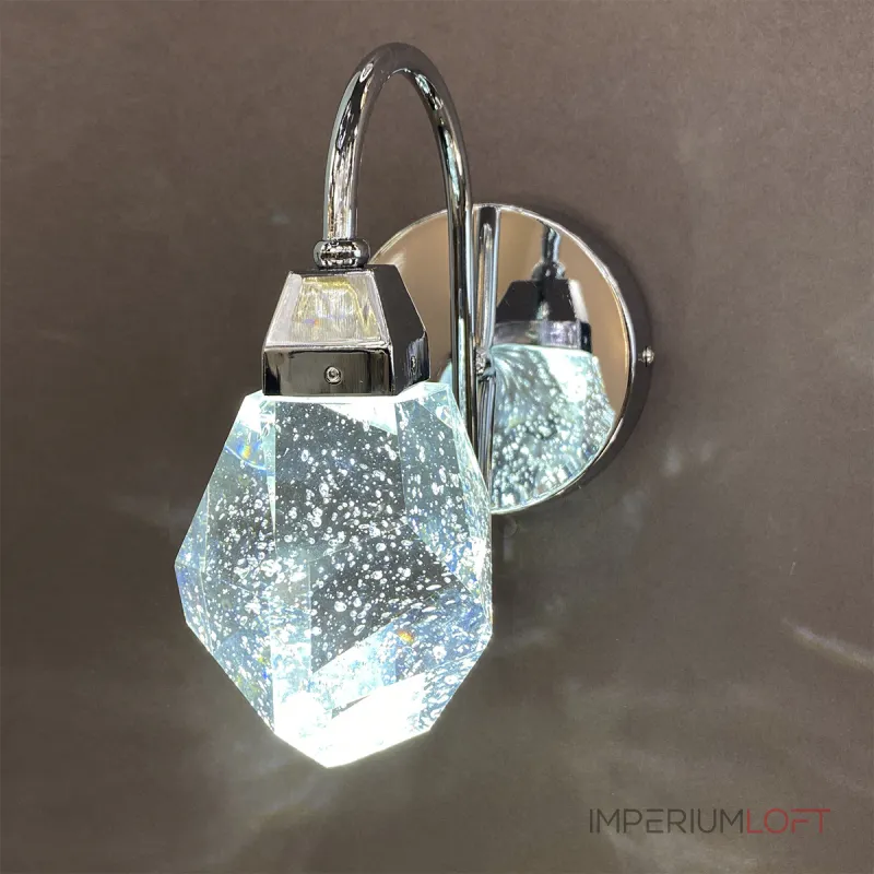 Светильник настенный Delight Collection Crystal rock OB820083-1C (MD-020B-wall chrome)