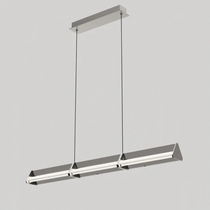 Светильник подвесной Delight Collection MD24001031 MD24001031-1A nickel/grey от ImperiumLoft