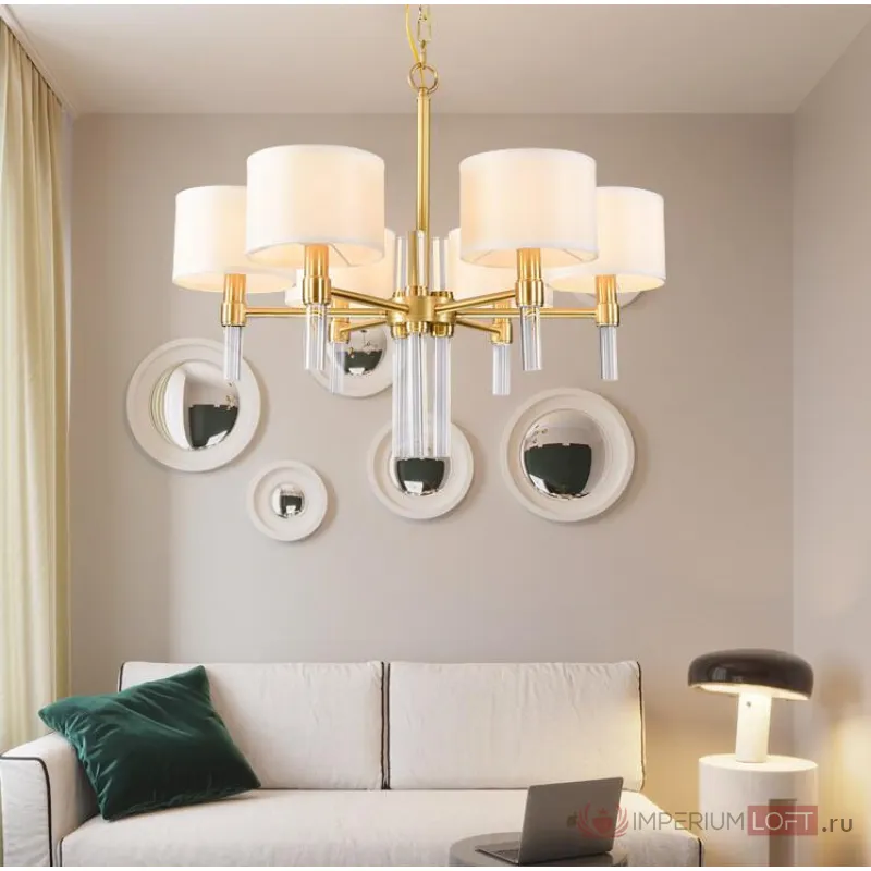 Люстра Delight Collection 8009 8009P-6 gold от ImperiumLoft