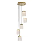 Подвесная люстра Delight Collection MD25020403 MD25020403-5A2 satin gold