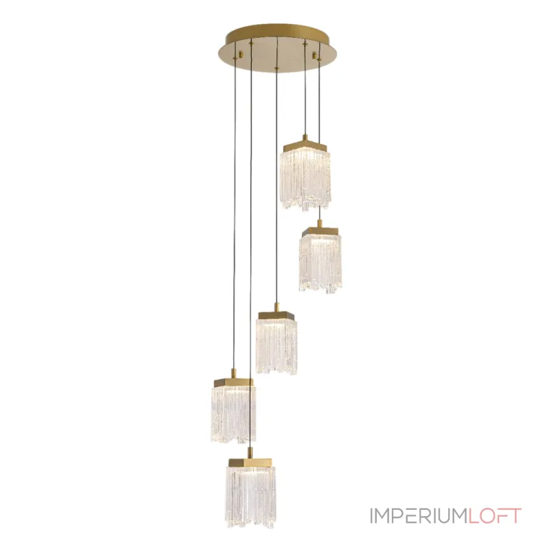 Подвесная люстра Delight Collection MD25020403 MD25020403-5A2 satin gold
