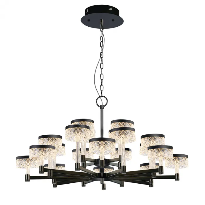 Люстра Delight Collection Diamond cut MD21020075-20A matt black от ImperiumLoft