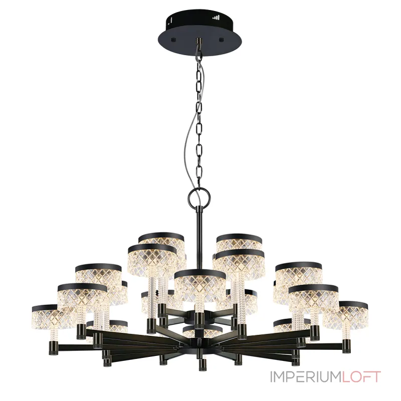 Подвесная люстра Delight Collection Diamond cut MD21020075-20A matt black Подвесная люстра Delight Collection Diamond cut MD21020075-20A matt black