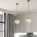 Подвесной светильник Delight Collection Ball Sola 9217P/D150 gold