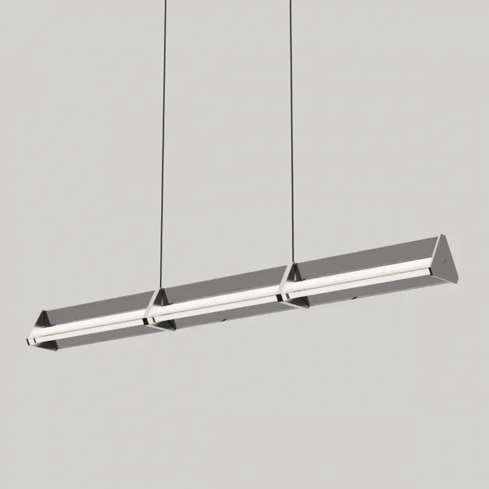 Светильник подвесной Delight Collection MD24001031 MD24001031-1A nickel/grey от ImperiumLoft