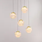 Подвесной светильник Delight Collection MD25030003-5A gold/clear