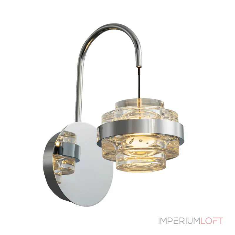 Настенный светильник Delight Collection Indiana MB22030002-1B chrome Настенный светильник Delight Collection Indiana MB22030002-1B chrome