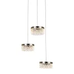 Подвесной светильник Delight Collection Diamond cut MD21020075-3A satin nickel