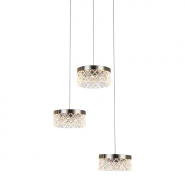 Подвесной светильник Delight Collection Diamond cut MD21020075-3A satin nickel Подвесной светильник Delight Collection Diamond cut MD21020075-3A satin nickel