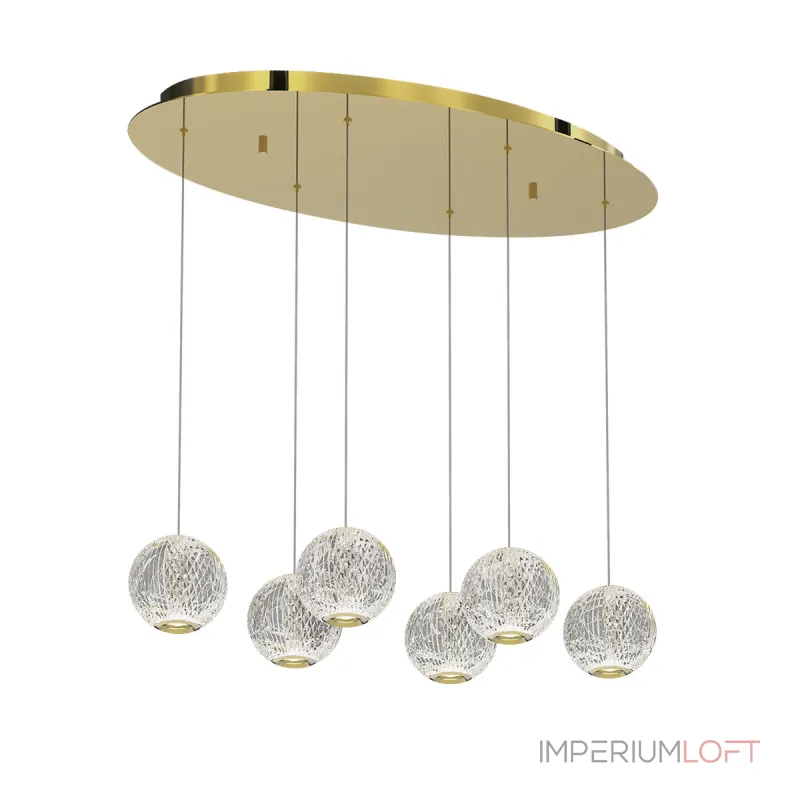 Подвесной светильник Delight Collection Elliot Diamante MD20001012-6A gold
