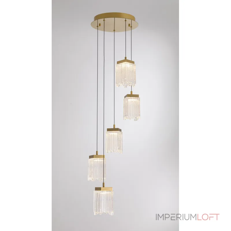 Подвесная люстра Delight Collection MD25020403 MD25020403-5A2 satin gold