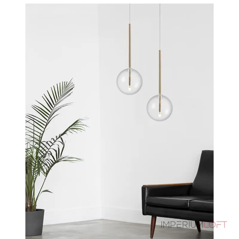 Подвесной светильник Delight Collection Ball Sola 9217P/D150 gold