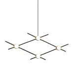 Подвесная люстра Delight Collection Molecular MD18001067-4A black/gold