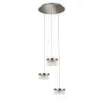 Подвесной светильник Delight Collection Diamond cut MD21020075-3A satin nickel