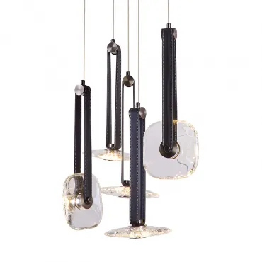 Подвесной светильник Delight Collection OD2553-5 black/clear Подвесной светильник Delight Collection OD2553-5 black/clear