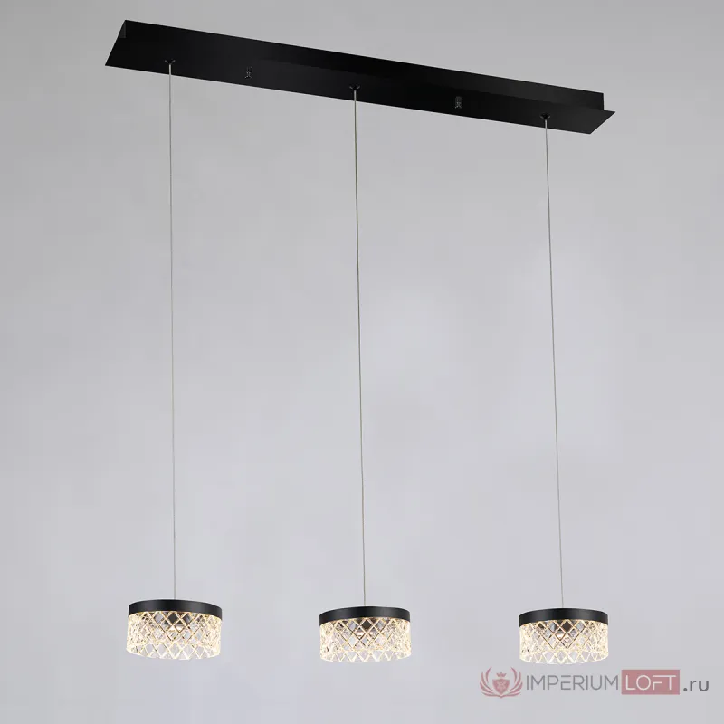 Светильник подвесной Delight Collection Diamond cut MD21020075-3B matt black от ImperiumLoft