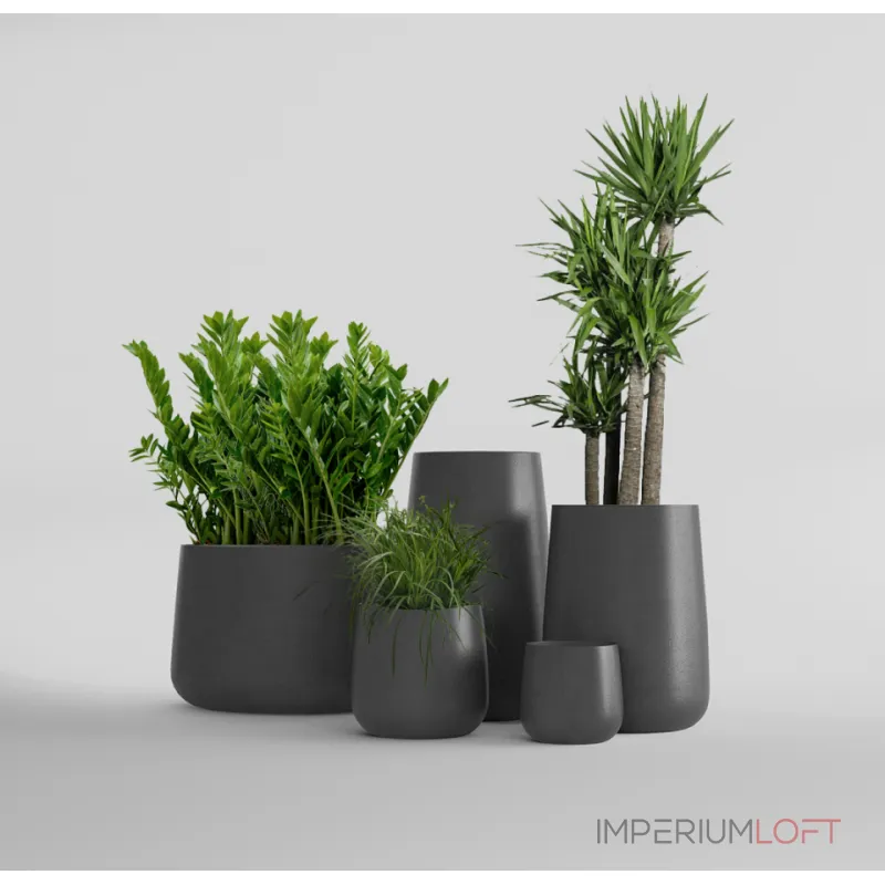 Кашпо Delight Collection Cone CONE NERO