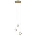 Подвесной светильник Delight Collection OD2437 OD2437-3 gold/clear