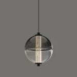 Подвесной светильник Delight Collection MD24022079 MD24022079-1A black/smoky от ImperiumLoft