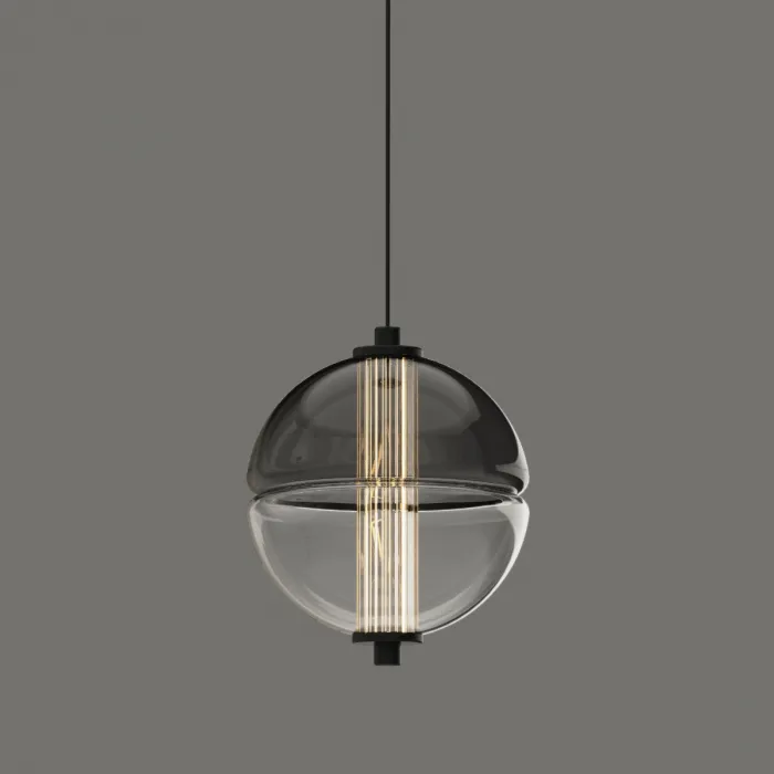 Подвесной светильник Delight Collection MD24022079 MD24022079-1A black/smoky от ImperiumLoft