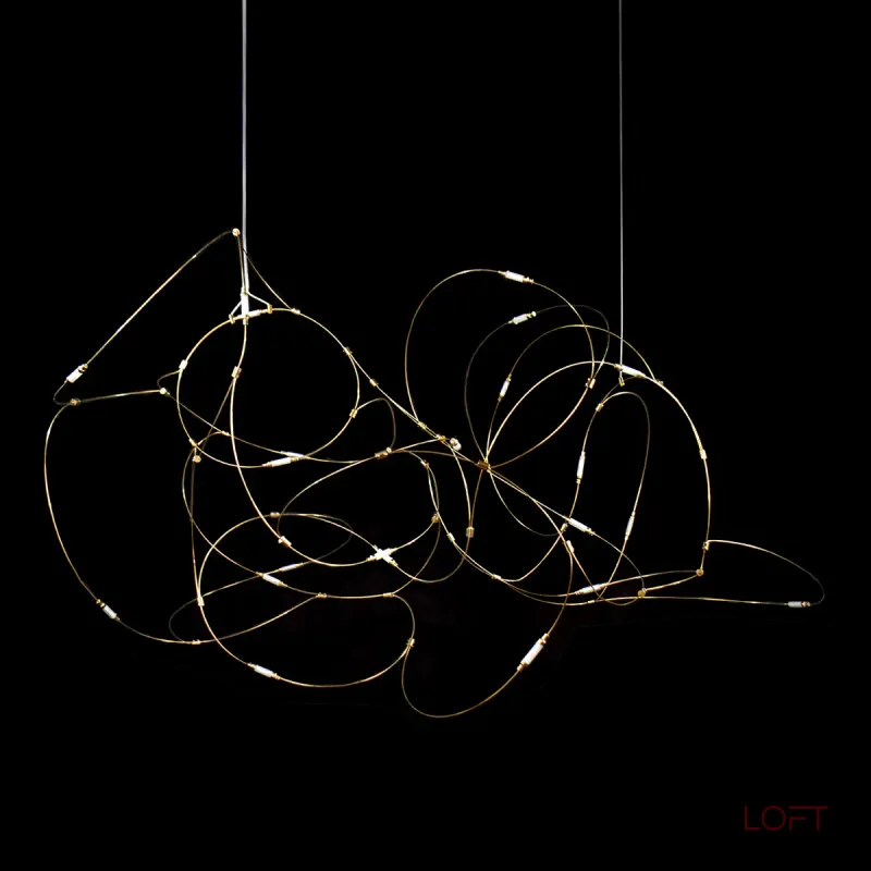Подвесной светильник Delight Collection 10154P 10154P/L1500 gold