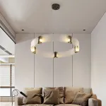 Светильник подвесной Delight Collection Parallel Ring D8028P/R/D800 black/clear от ImperiumLoft