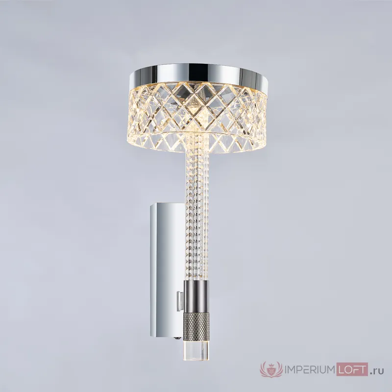Настенный светильник Delight Collection Diamond cut MB21020075-1A chrome от ImperiumLoft