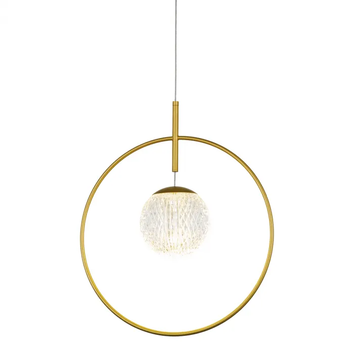 Светильник подвесной Delight Collection Elliot Diamante MD21001043-1A gold от ImperiumLoft