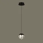 Подвесной светильник Delight Collection MD24001033 MD24001033-1A black/clear от ImperiumLoft