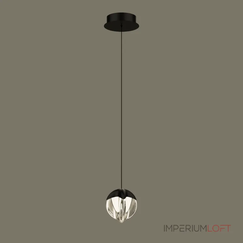Подвесной светильник Delight Collection MD24001033 MD24001033-1A black/clear Подвесной светильник Delight Collection MD24001033 MD24001033-1A black/clear
