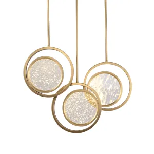 Подвесной светильник Delight Collection Moon Light MD8700-3A brushed gold
