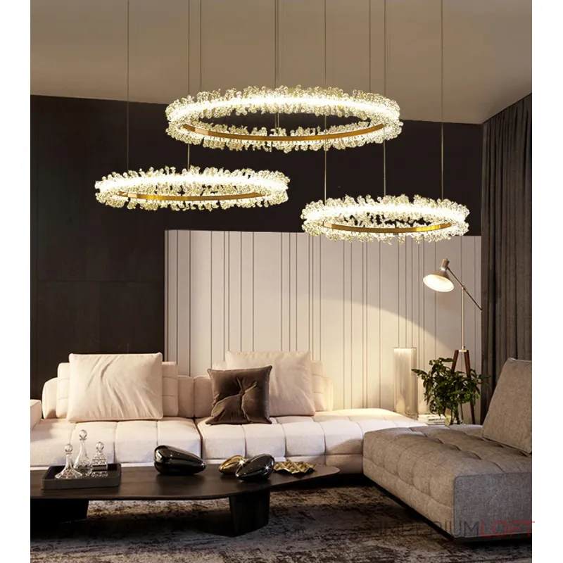 Подвесная люстра Delight Collection MD-012 OMK8832-80+60+40 gold (D3339) Подвесная люстра Delight Collection MD-012 OMK8832-80+60+40 gold (D3339)