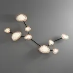 Настенный светильник Delight Collection MT9125 2309-Virgo matt black/french gold