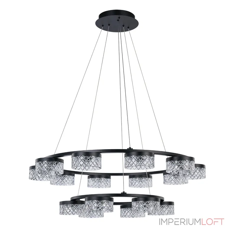 Подвесная люстра Delight Collection Diamond cut MD21020075-16B matt black Подвесная люстра Delight Collection Diamond cut MD21020075-16B matt black