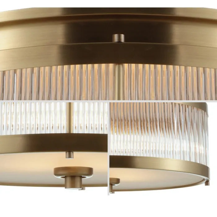 Светильник потолочный Delight Collection Stamford KM0924P-4R brass от ImperiumLoft